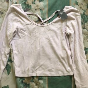 NEW Abercrombie & Fitch crisscross long sleeve